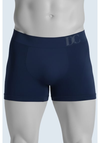 Elilom Erkek Boxer 3'lü Paket Daily Comfort Dikişsiz Nefes Alır Pamuklu Lacivert Set 3p Lacivert
