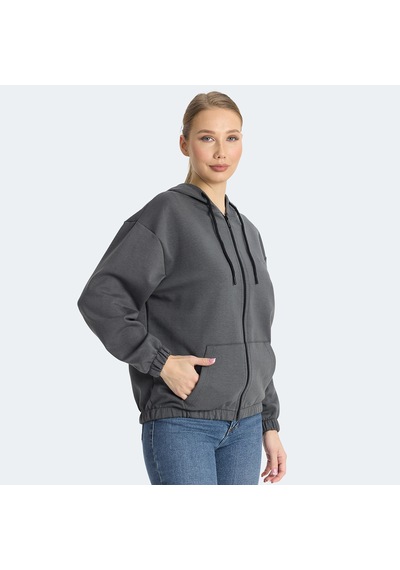 Slazenger KIMBERLEY IN Kadın Sweatshirt Koyu Gri