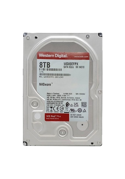 Wd Red Plus Nas 8tb 3.5'' 5640rpm Sata Wd80efpx