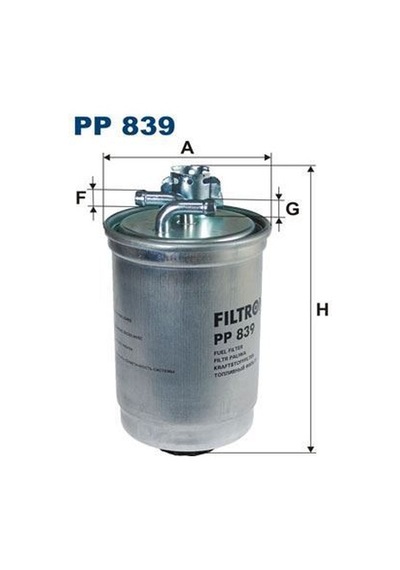 Fıltron Pp839 - Yakıt Filtresi Caddy-golf-jetta-passat-polo-tran