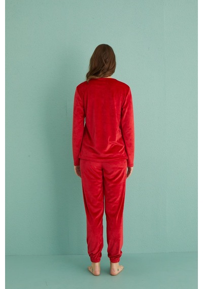 Gd Goldoremi 13164-20 Kadın Time To Shine Kadife Pijama Takım 001