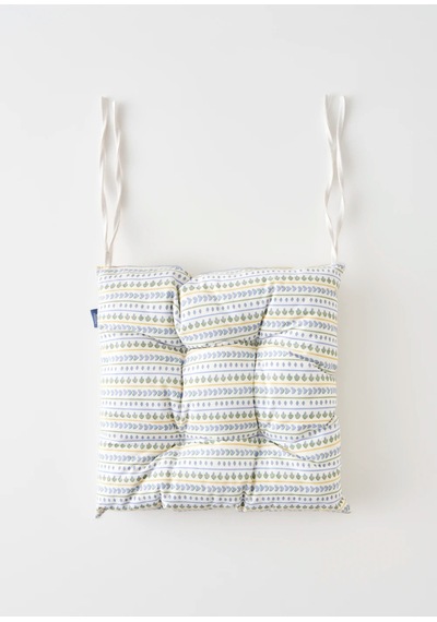 Bella Maison Lemoncello Baskılı Sandalye Minderi 40x40 Cm Çok Renkli