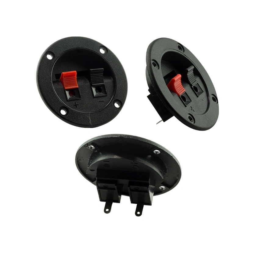Powermaster Pm-17386 İkili Yuvarlak Hoparlör Terminali İç Çapı: 40mm / Dış Çapı: 65mm