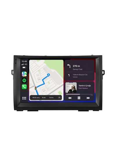 Toyota Prius 2005-2009 Android Multimedya Carplay Android Auto Navigasyon Kameralı 4gb Ram 64gb 9"
