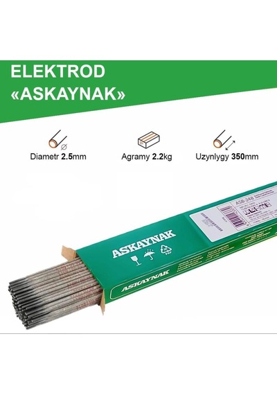 Kaynak Elektrod 2.5x350 Mm As R-145 1 Pk 100 Adet