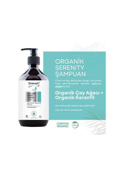Sirenol Serenity Çay Ağacı & Karanfil Saç ve Vücut Şampuanı 250 ML