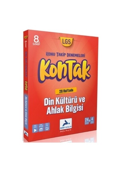 Paraf Yayınları 8. Sınıf Lgs Din Kültürü Ve Ahlak Bilgisi Kontak Konu Takip Denemeleri