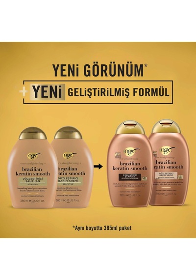 Brazilian Keratin Smooth Düzleştirici Şampuan, 385 Ml