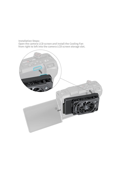 Smallrig 5874 Nikon Zr İçin Soğutma Fanı