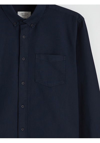 Lcw Vision Lacivert Regular Fit Oxford Erkek Gömlek