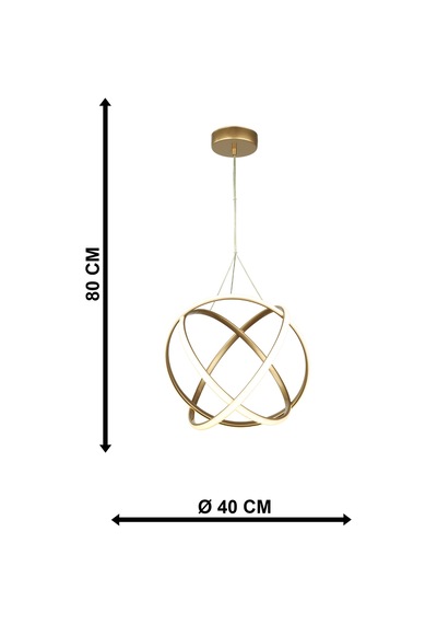 Begüsa Kapella Ledli Avize Eskitme 38 Cm