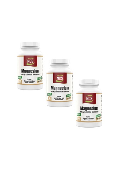 Magnesium 200 Mg Malat Taurat Glisinat 90 Tablet 3 Kutu