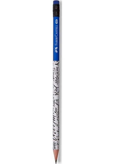 Faber Castell Silgili Caligraphy Kurşun Kalem-lacivert Çok Renkli