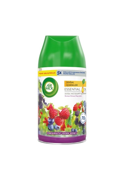 Air Wick Kırmızı Orman Meyveleri Oda Kokusu Freshmatic Yedek Spreyi 250 Ml Kırmızı Meyveli Çiçeksi