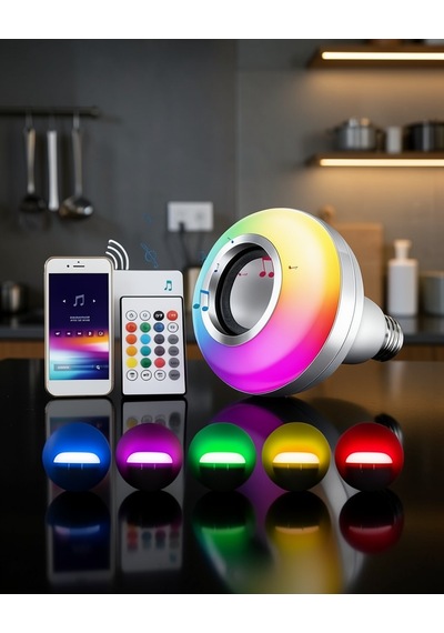 Ampül Görünümlü Rgb Led Hoparlör Bluetooth 3.0 Uuczzzlambahoparlörrr2