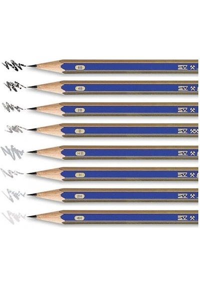 Faber-Castell Goldfaber 1221 Dereceli Kurşunkalem 5B 12'Li  Kutu
