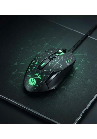 Gmx7 Rgb Gaming Mouse, 7 Tuşlu, Kablolu Usb, Gökkuşağı Led Aydınlatmalı, Optik Oyuncu Mouse, Stalker Warrior Siya Diğer