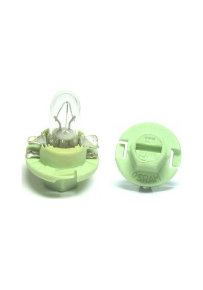 Osram 12V Duylu Gösterge Ampulü Dipsiz 2W Küçük Yeşil N11.2162