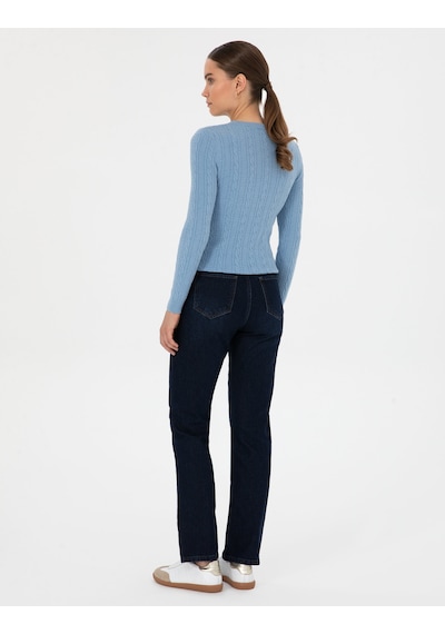 Pierre Cardin Kadın Lacivert Pantolon Jean 50318007-vr033 Lacivert