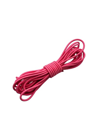 Fuşya Pembe 5 Metre 2 Mm Yuvarlak Lastik