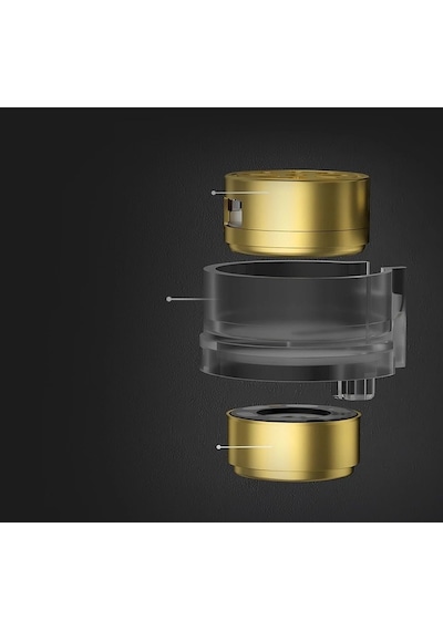 Kz Merga Hibrit Sürücü Hi-fi Monitör Yüksek Hassasiyetli 104db Kablolu Kulak İçi Kulaklık-Mikrofonsuz