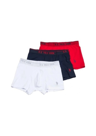 U.S. Polo Assn. Us Polo Assn U.s. Polo Assn 80097 Erkek Boxer 3'lü Paket Çok Renkli