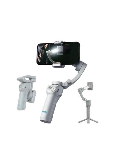 M01 3 Eksenli Telefon Gimbal Stabilizatör, 360 Dönüş, Akıllı Anti-sarsıntı, 280g Yük Kapasitesi, Bluetooth 5. Diğer