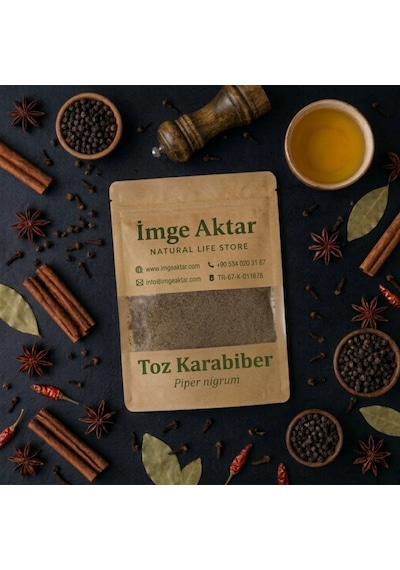Karabiber Toz 100g Piper Nigrum