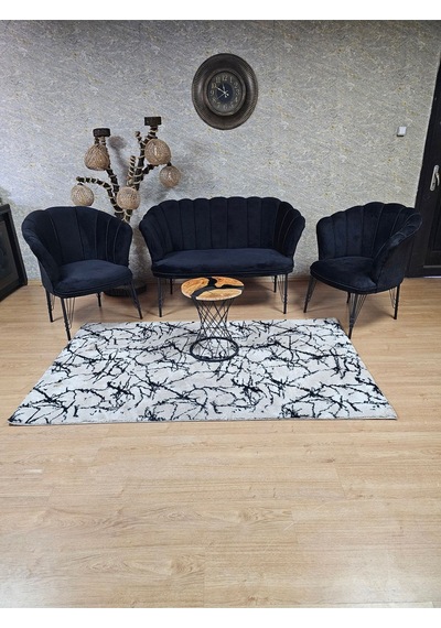 Zafir Siyah Boyalı Tel Ayak Papatya Çay Seti Koltuk Takımı , Balkon, Salon, Ofis, Cafe Koltuk Takımı Siyah Zafir Siyah Boyalı Tel Ayak Papatya Çay Seti Koltuk Takımı , Balkon, Salon, Ofis, Cafe Koltuk Takımı Siyah