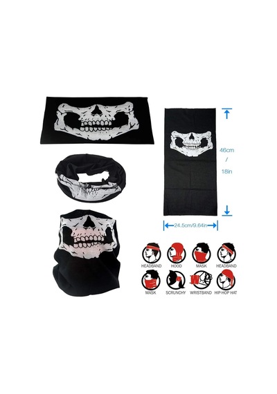 Magicool Motorcu Boyunluk Baf Buff Bandana 25x48 Cm Model 7