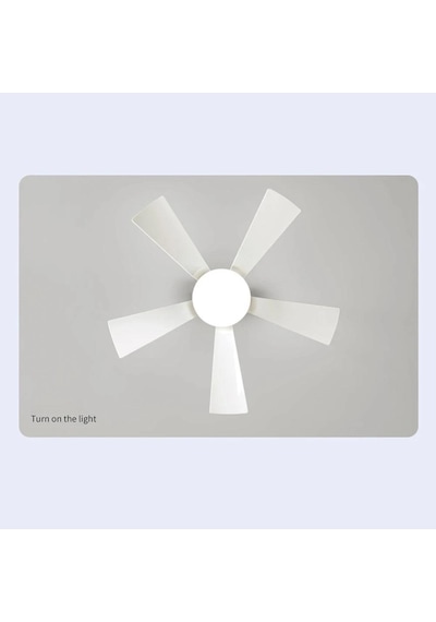 62 Watt 3 Renk Yanma Modlu Dimlenebilir Cata Lodos Kumandalı Fan Led Ampul