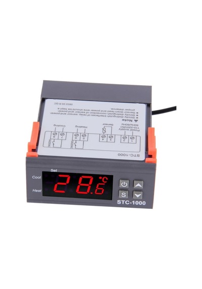 STC-1000 220V AC 10A Ekranlı Sıcaklık Kontrol Modülü
