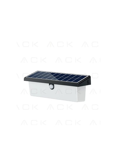 Ack Solar Led Duvar Apligi Dimli Siyah Ip54 211mmx112mmx120mm Ag60-03851