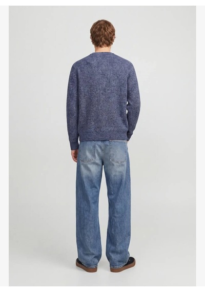 Jack & Jones Jorfrederiksberg Erkek Kazak 12300465 Mavi