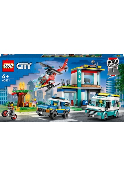 LEGO® City 60371 Acil Durum Araçları Merkezi 706 Parça