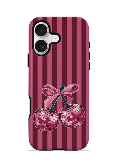 Velvoria Valestra Disco Cherry Stripe Apple Apple iPhone Uyumlu 16 Plus Darbe Korumalı Kılıf Valestra Select - Disco Cherry Stripe Velvoria Valestra Disco Cherry Stripe Apple Apple iPhone Uyumlu 16 Plus Darbe Korumalı Kılıf Valestra Select - Disco Cherry Stripe