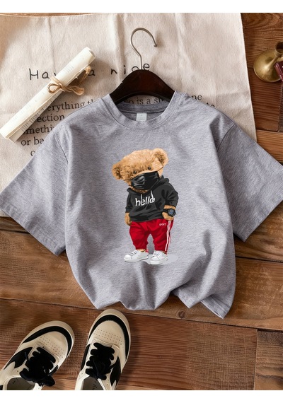 Noıssey Urban Pop Graphic Kadın Tişört Koleksiyonukod 5429 Gri