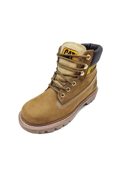 Caterpillar Colorado Hakiki Deri Sıcak Astar Unisex Bot Sarı Nubuk