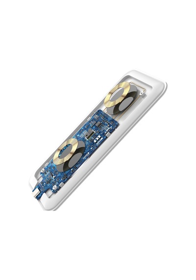 Rock W32 2in1 10W Kablosuz Wireless Şarj Beyaz
