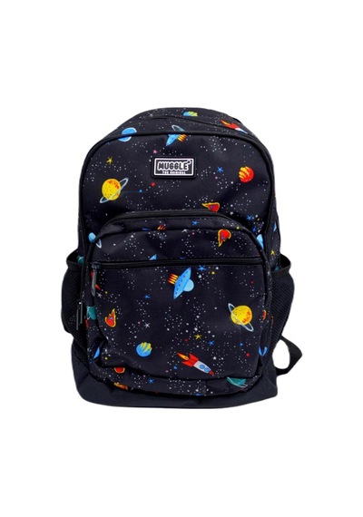 Muggle Okul Çantası Ot-galaxy Siyah Mu-0402 Çok Renkli