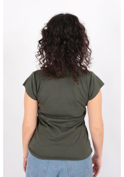 Busem S0016848 Kadın Bluz Haki