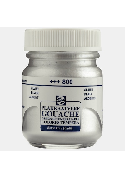 Talens Guaj Boya 16 Ml Silver Gümüş 800 Çok Renkli