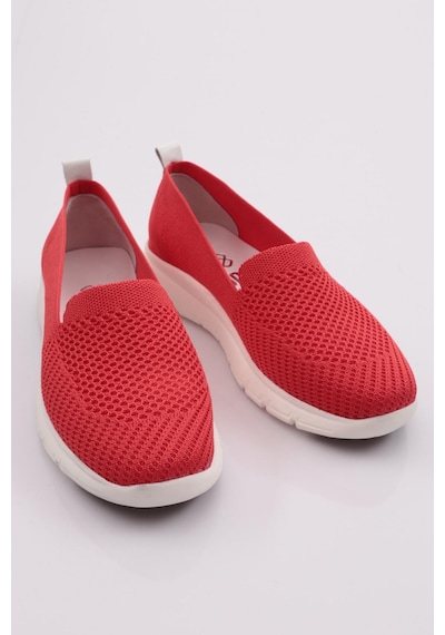 Dgn 584 Kadin Örgülü Comfort Babet 584-2183-R2039 Narçiçeği