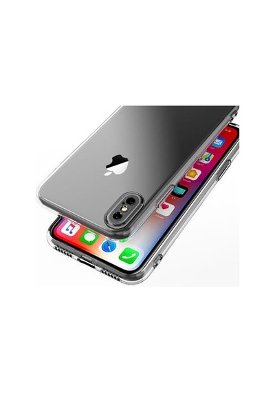 Apple Uyumlu iPhone X İle Kılıf Şeffaf Esnek Silikon Telefon Kılıfı Kapak