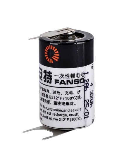 Fanso Er14250h 3.6v 1/2 Aa Size Lithium Pil Li-socl2 3 Pın Evimdeyokyok