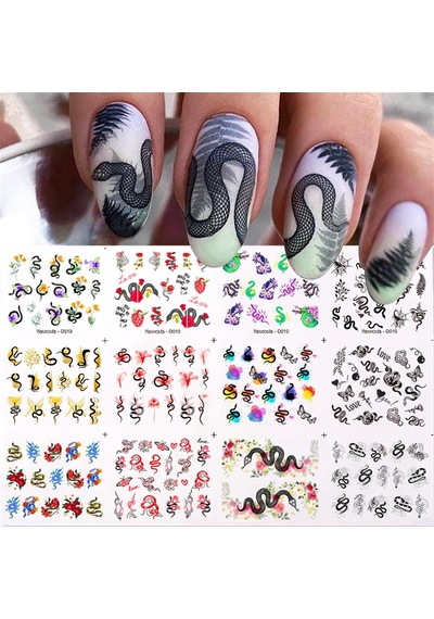 Su Transferli Nail Art Sticker D010 52377-2