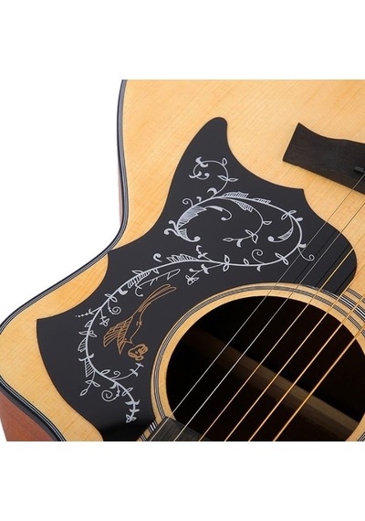 Pg150 Pickguard Gitar Pena Koruyucu Kuş Desenli Pickguard