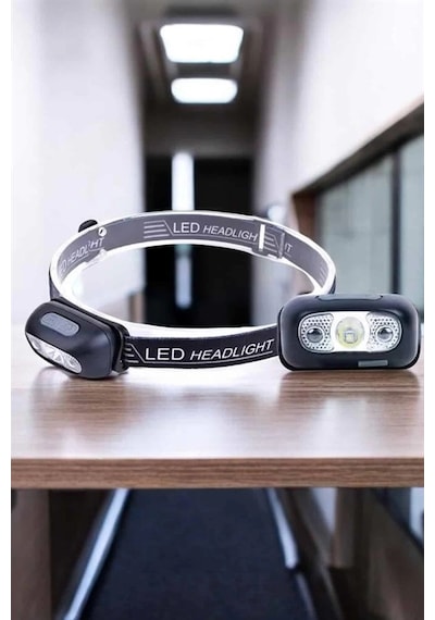 Ceylan Adam Kafa Lambası Kamp Lambası Led Işık Şarjlı Ayarlanabilir Çok Renkli