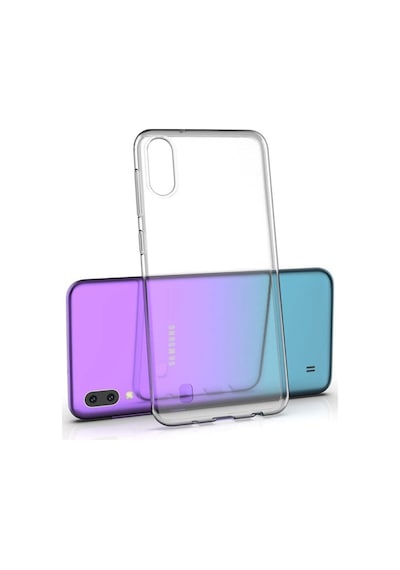 Samsung Uyumlu Galaxy M10 Kılıf 02 Mm Silikon Ince Arka Kapak Renksiz
