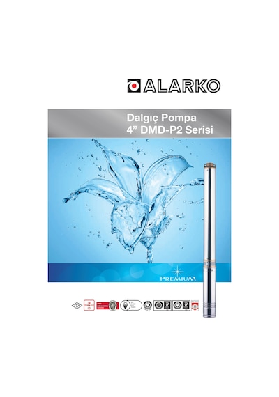 Alarko 4Sd6 14 2Hp 380V Trifaze Dalgıç Pompa
